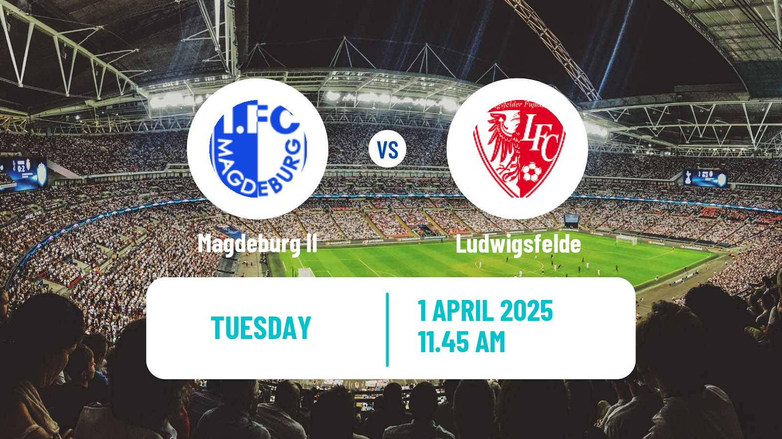Soccer German Oberliga NOFV- Süd Magdeburg II - Ludwigsfelde