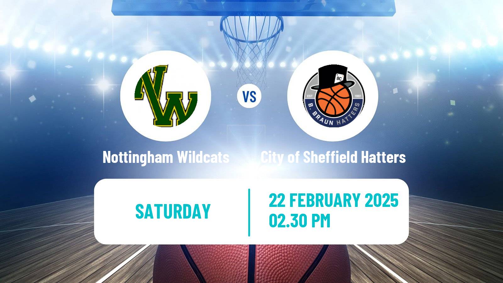 Basketball British WBBL Nottingham Wildcats - City of Sheffield Hatters