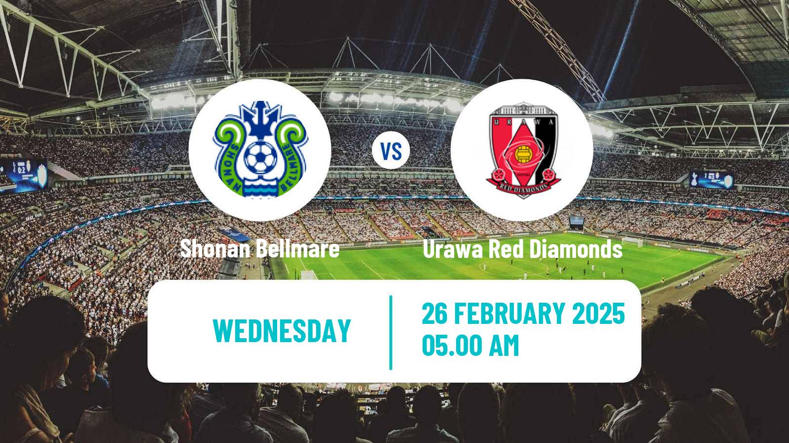 Soccer Japan J1 League Shonan Bellmare - Urawa Red Diamonds