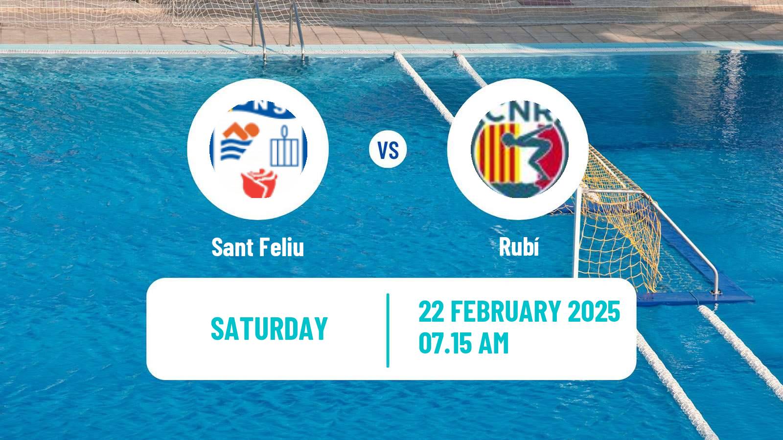 Water polo Spanish Liga Premaat Women Sant Feliu - Rubí