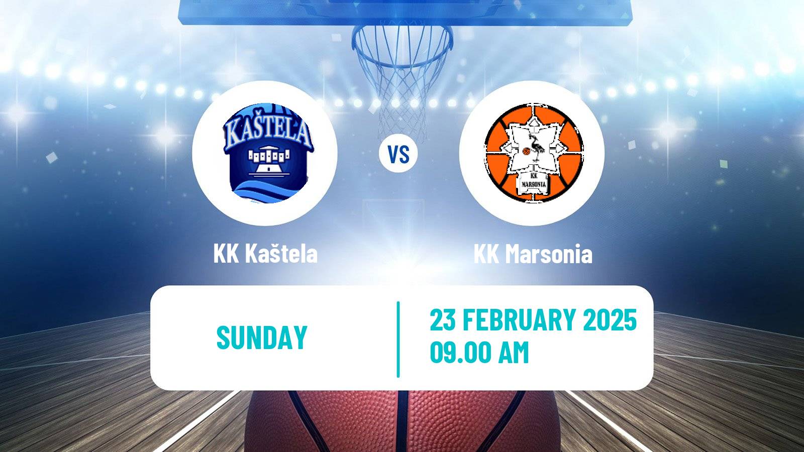 Basketball Croatian Prva Liga Basketball Kaštela - Marsonia
