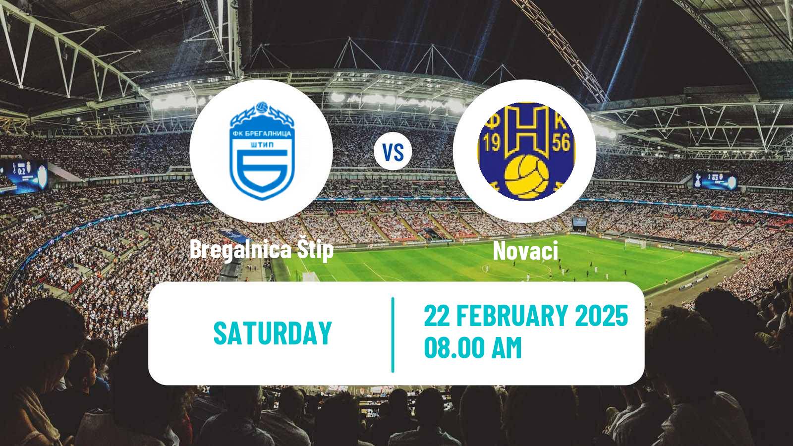 Soccer North Macedonian 2 MFL Bregalnica Štip - Novaci