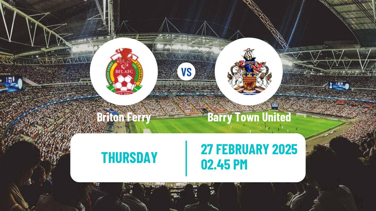 Soccer Welsh Premier Women Briton Ferry - Barry Town United
