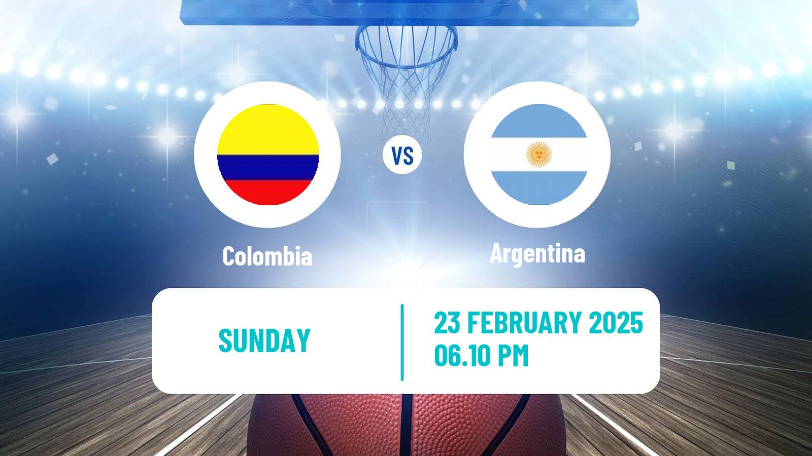 Basketball AmeriCup Basketball Colombia - Argentina