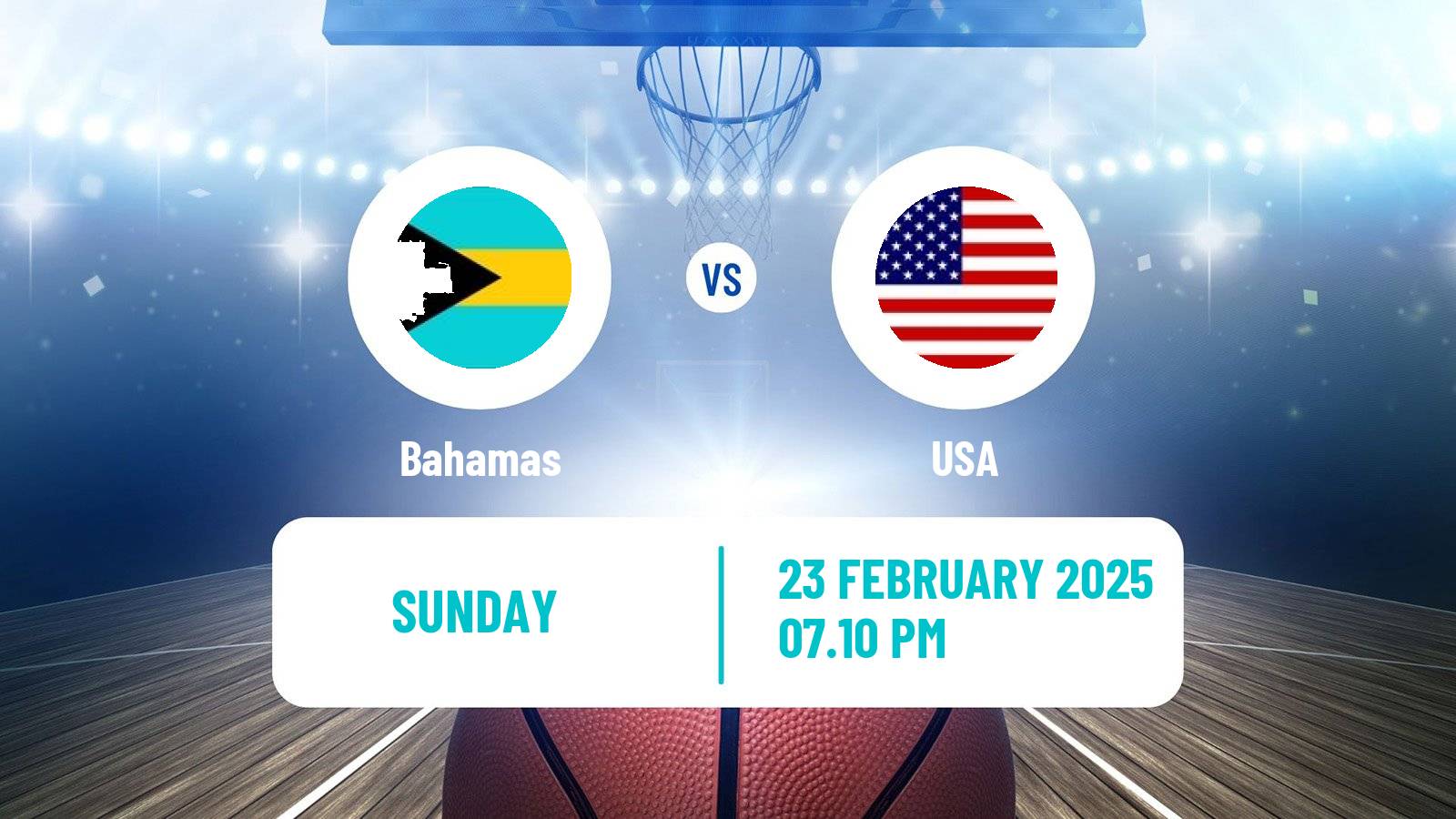 Basketball AmeriCup Basketball Bahamas - USA