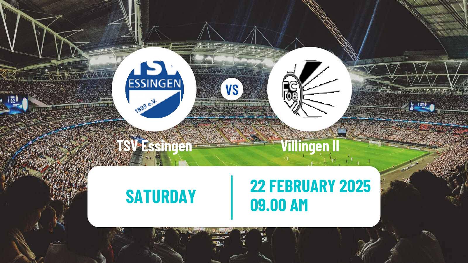 Football German Oberliga Baden-Württemberg Essingen - Villingen II
