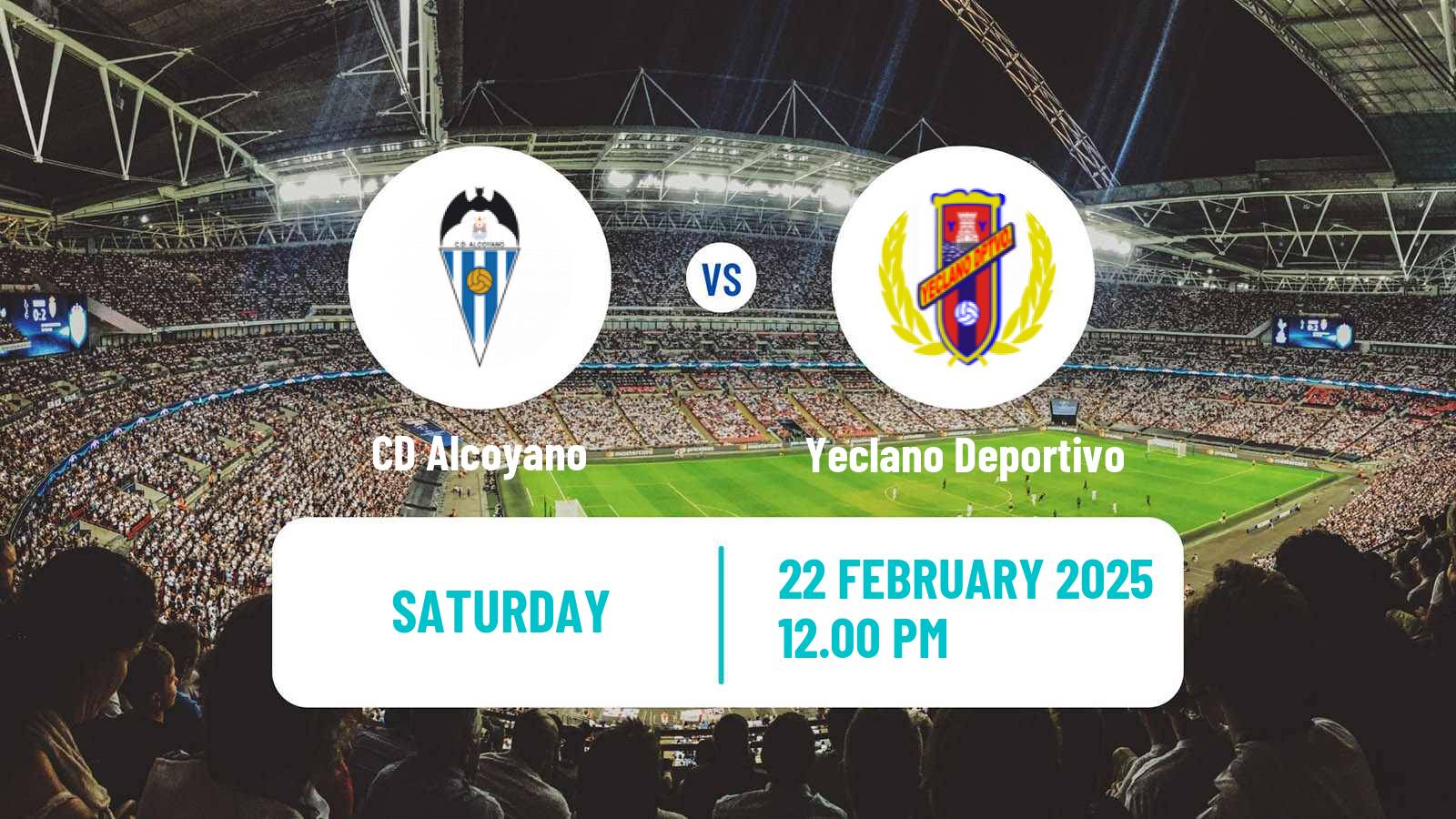 Soccer Spanish Primera RFEF Group 2 Alcoyano - Yeclano Deportivo