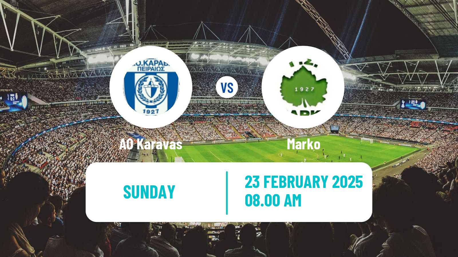 Soccer Greek Gamma Ethniki - Group 4 Karavas - Marko