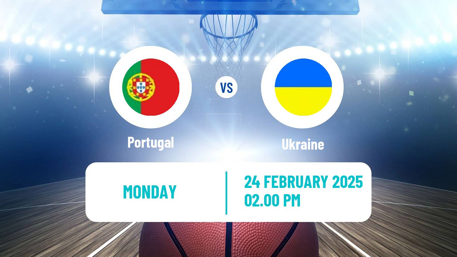 Basketball EuroBasket Portugal - Ukraine