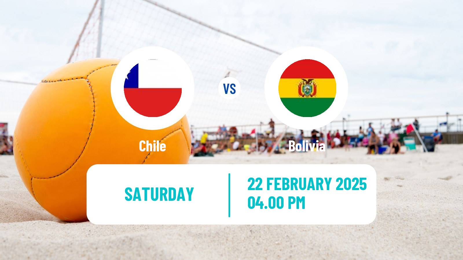 Beach soccer Copa America Chile - Bolivia