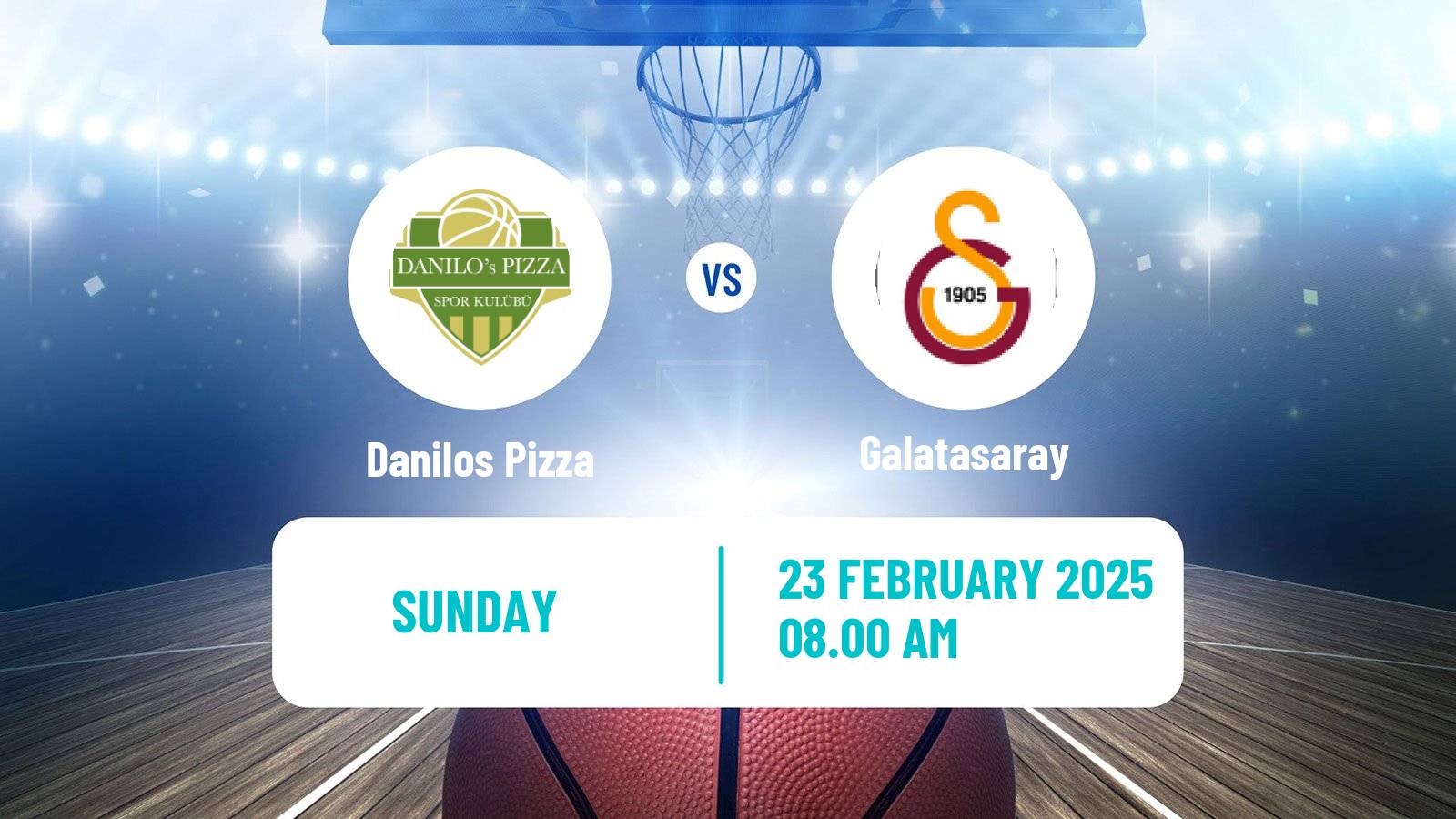 Basketball Turkish Basketball League Women Danilos Pizza - Galatasaray
