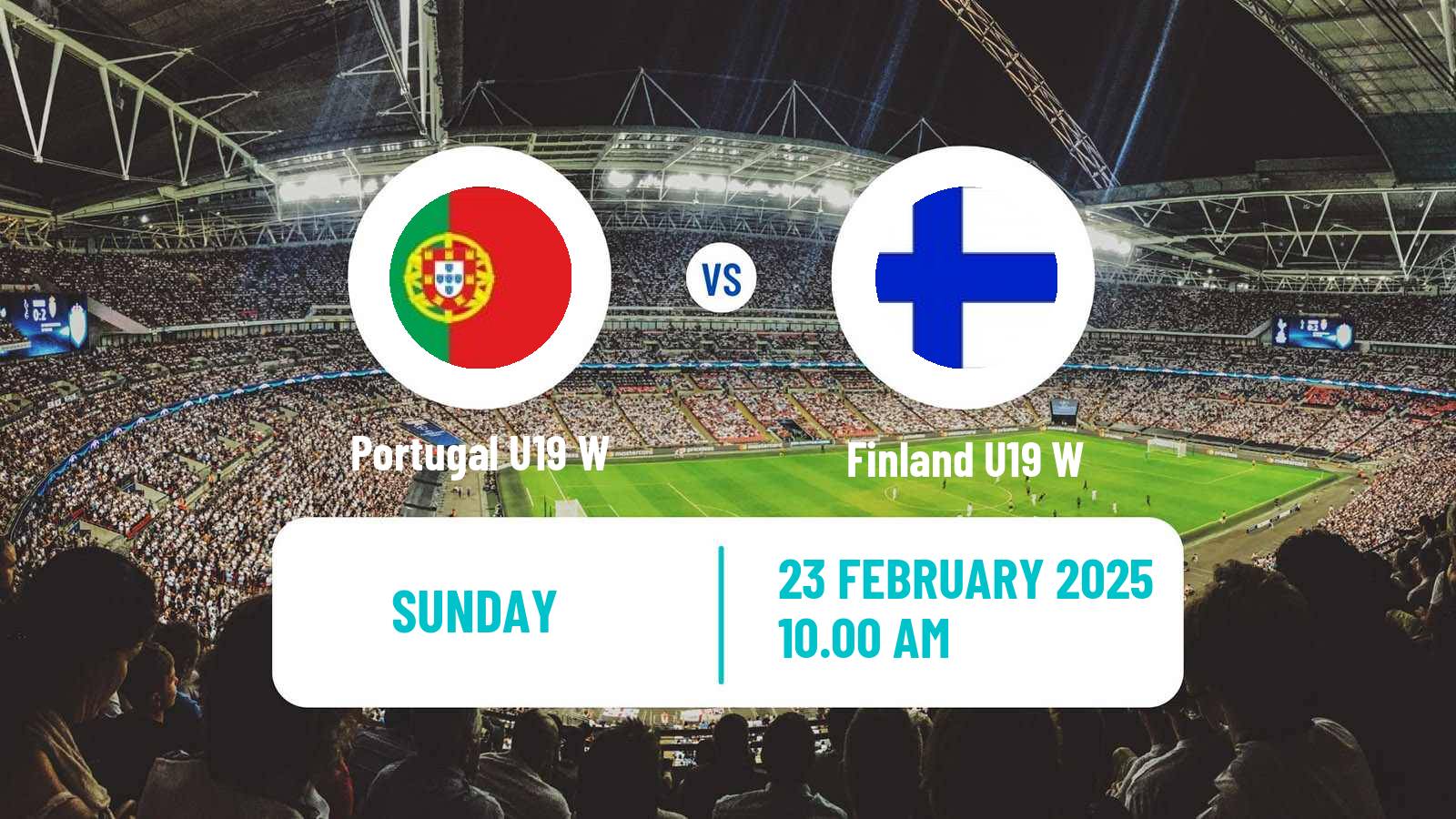 Soccer Friendly International Women Portugal U19 W - Finland U19 W