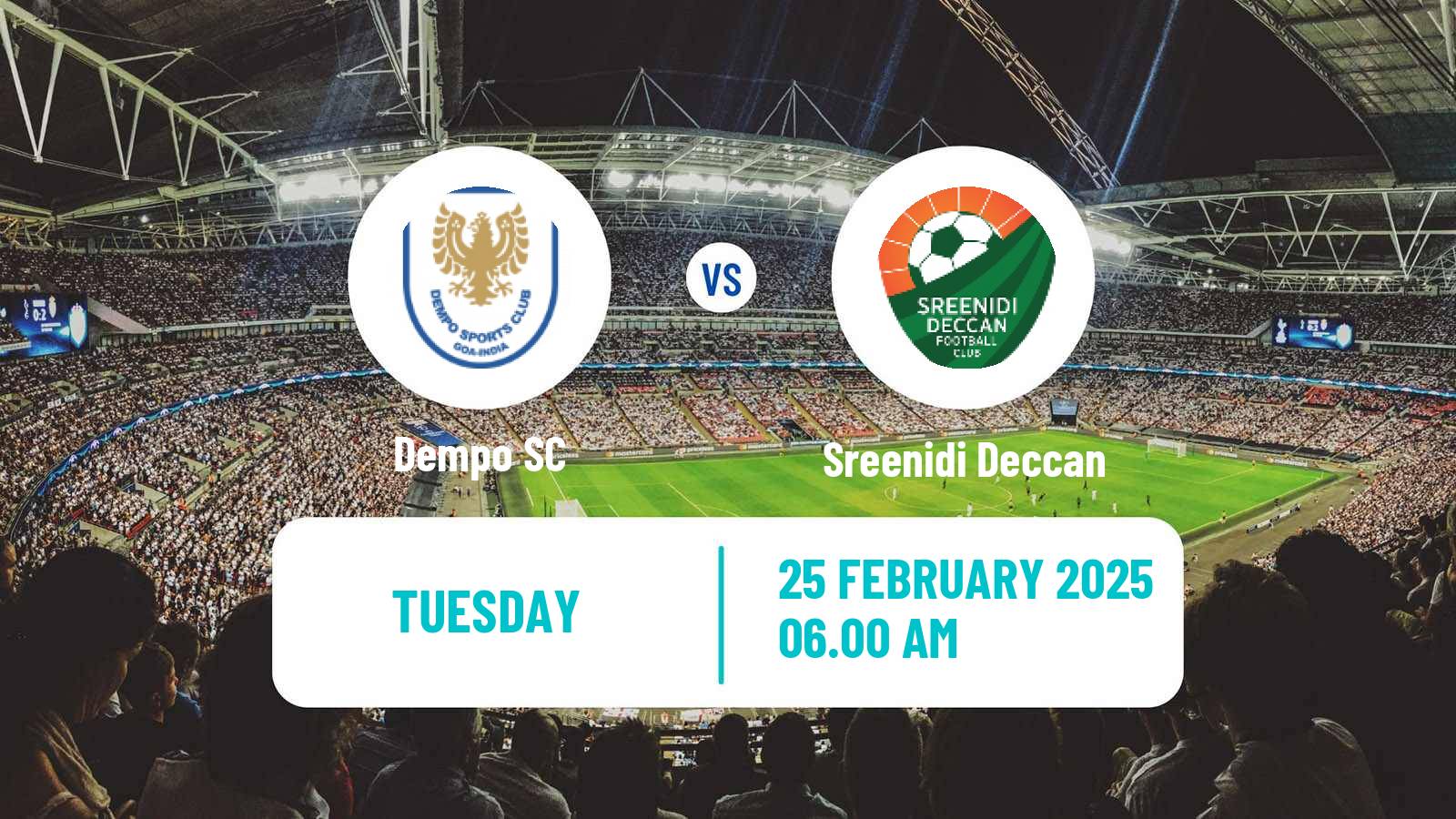 Soccer Indian I-League Dempo - Sreenidi Deccan