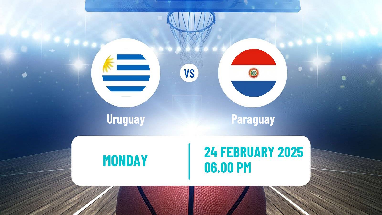 Basketball AmeriCup Basketball Uruguay - Paraguay