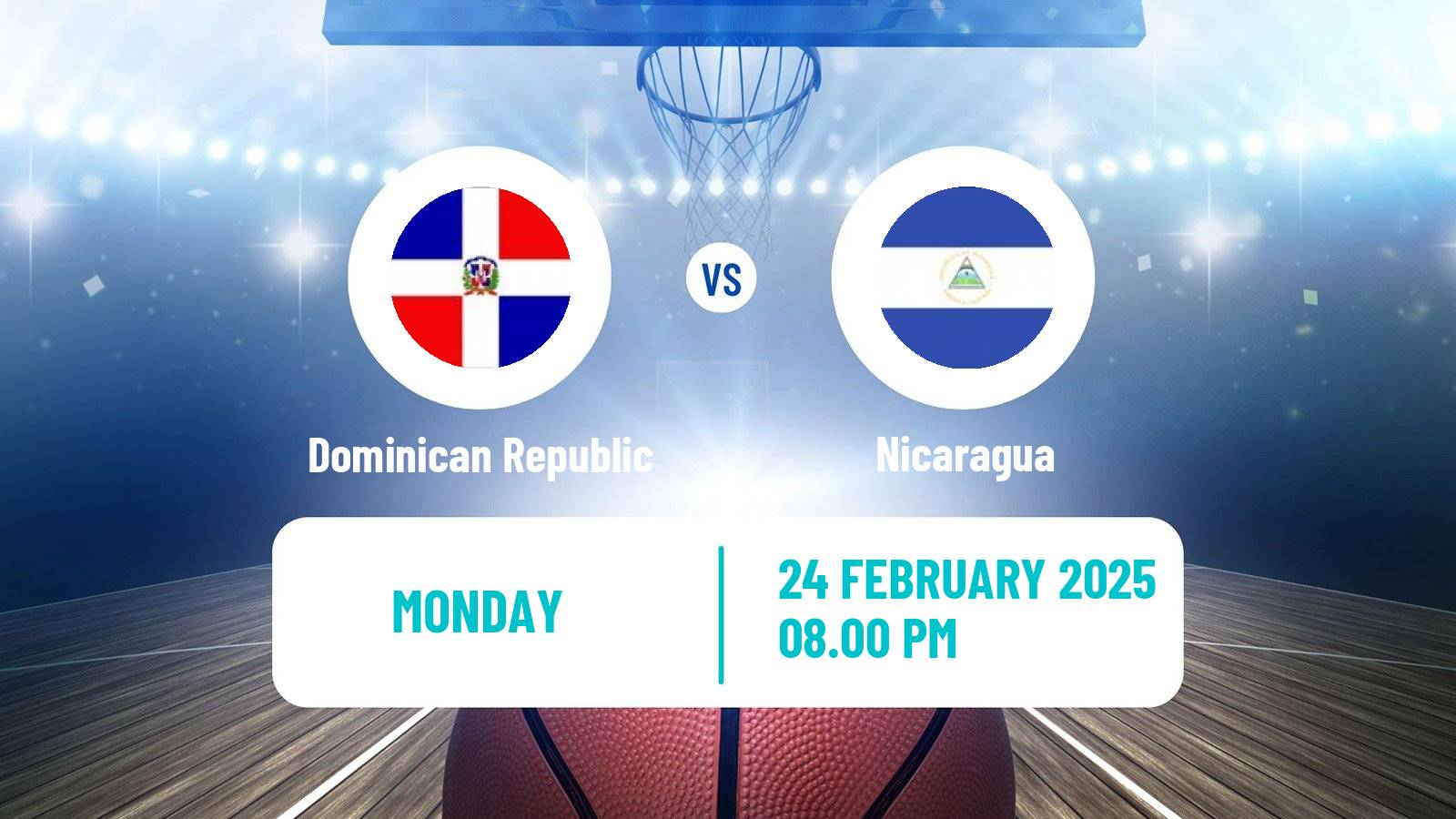 Basketball AmeriCup Basketball Dominican Republic - Nicaragua