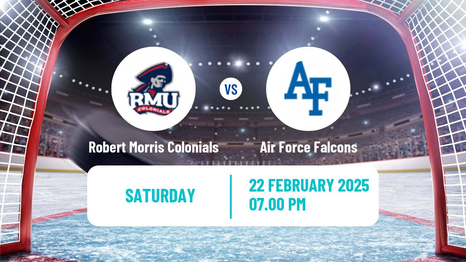 Hockey NCAA Hockey Robert Morris Colonials - Air Force Falcons
