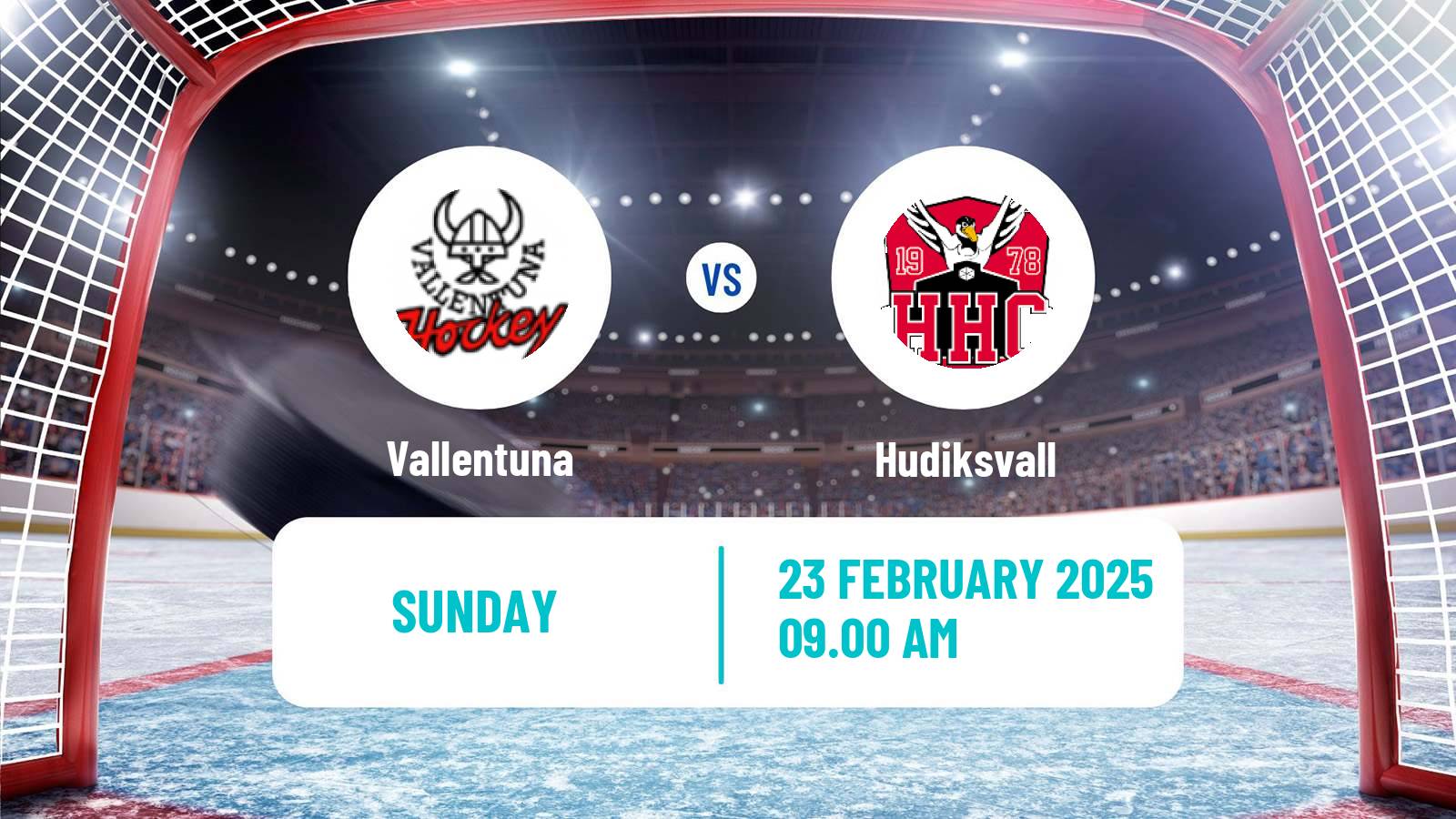 Hockey Swedish Hockey AllEttan Norra Vallentuna - Hudiksvall