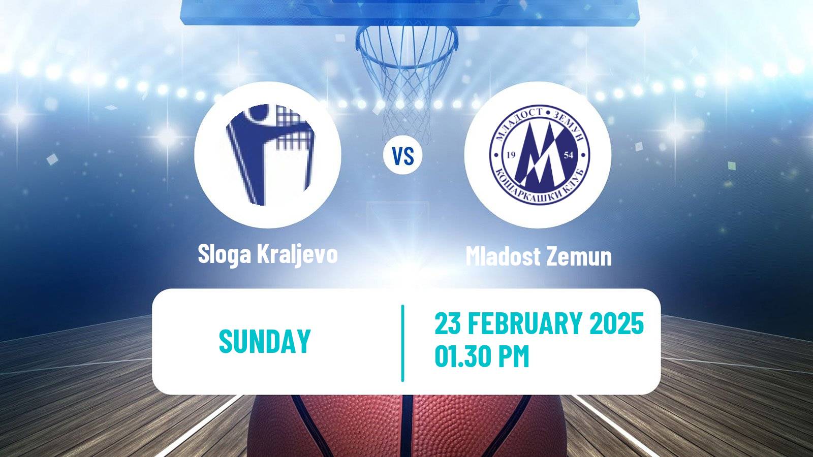 Basketball Serbian First League Basketball Sloga Kraljevo - Mladost Zemun