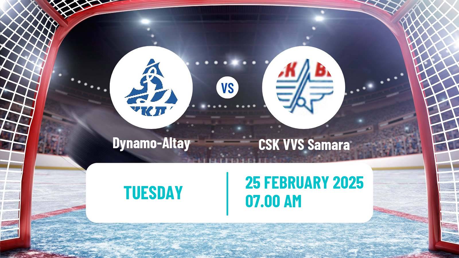 Hockey VHL Dynamo-Altay - CSK VVS Samara