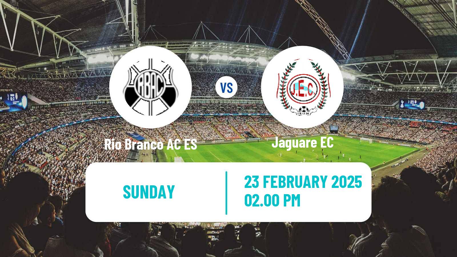Soccer Brazilian Campeonato Capixaba Rio Branco AC ES - Jaguare
