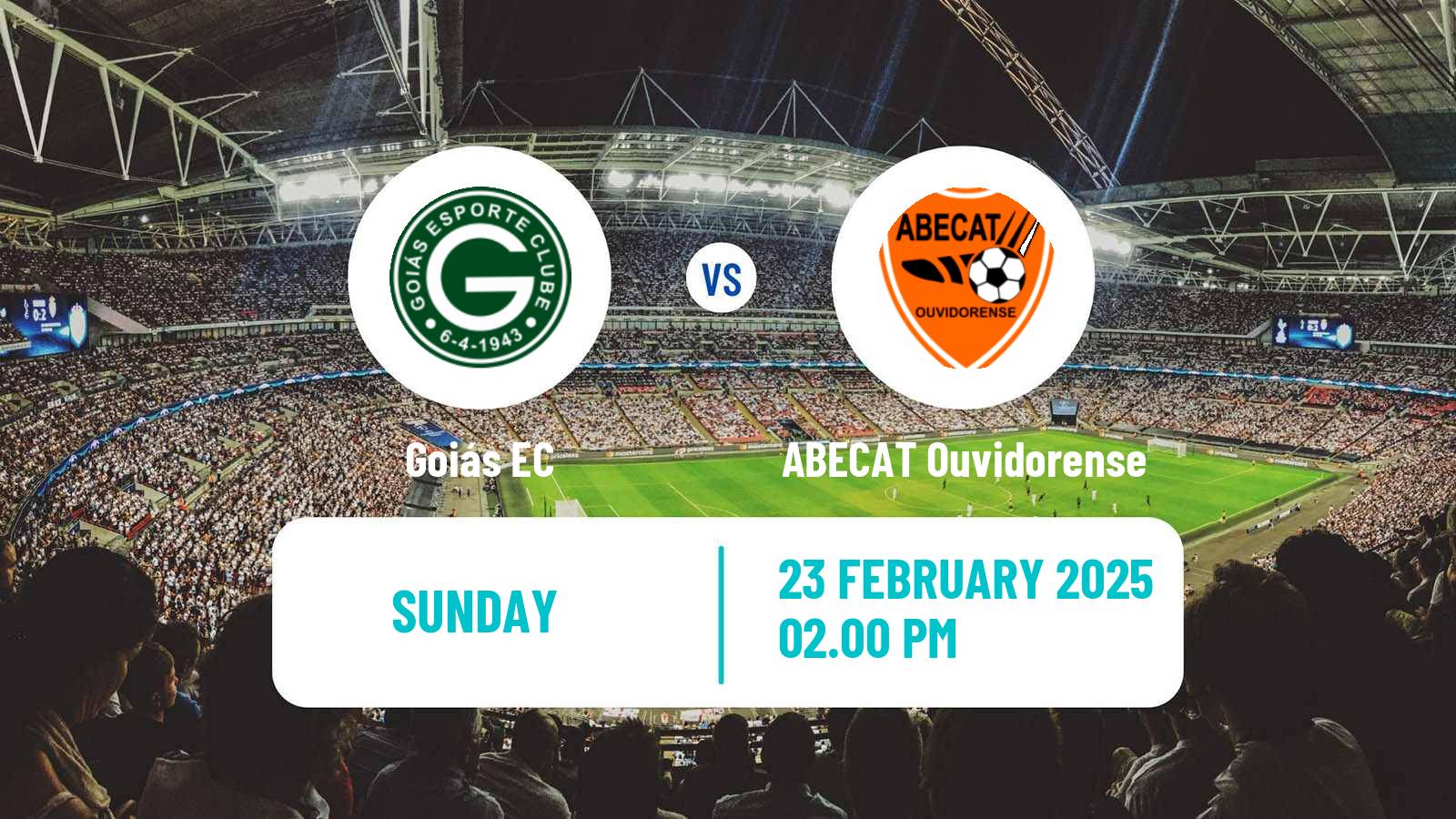 Soccer Brazilian Campeonato Goiano Goiás - ABECAT Ouvidorense