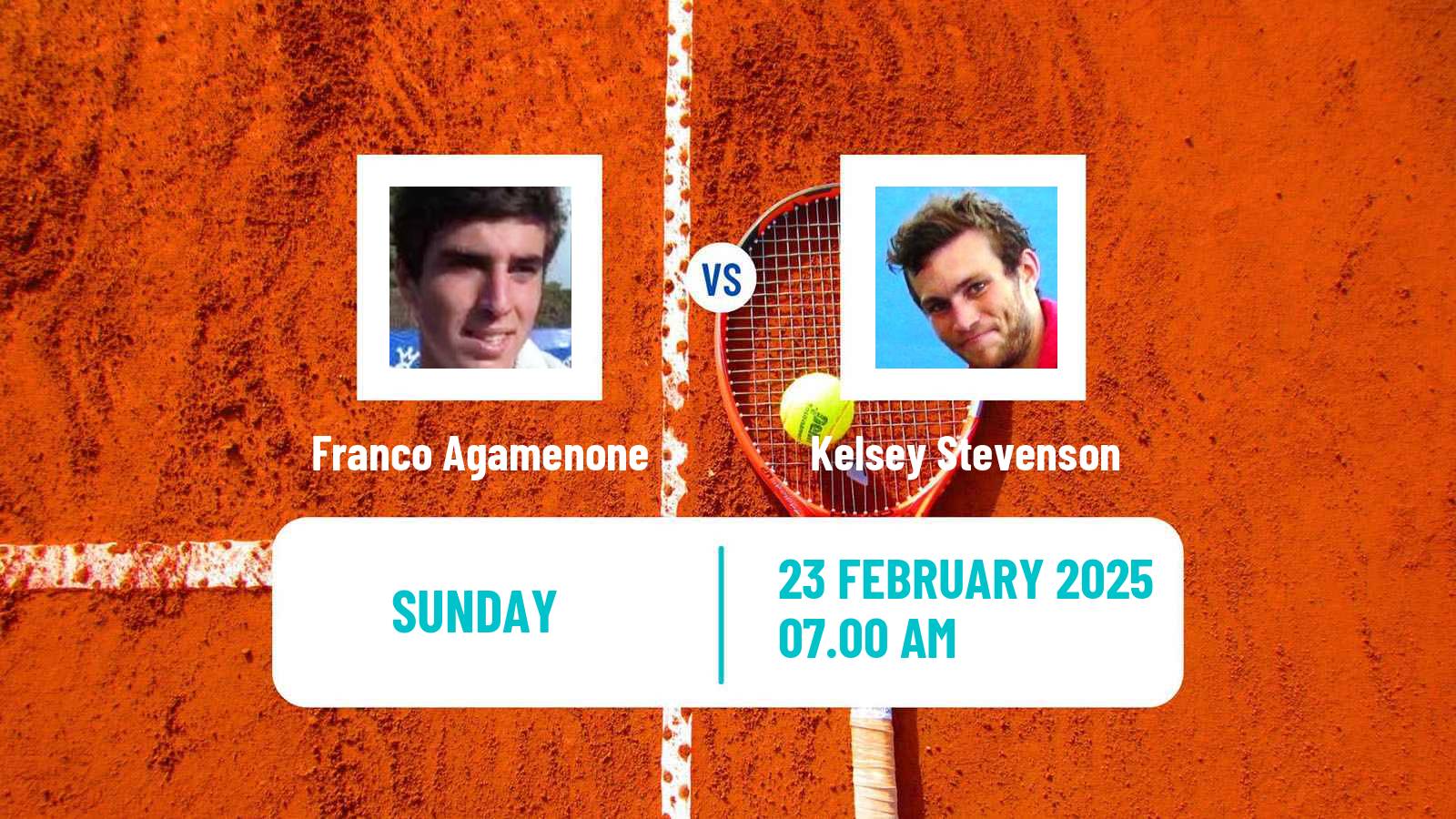 Tennis Kigali Challenger Men 2025 Franco Agamenone - Kelsey Stevenson