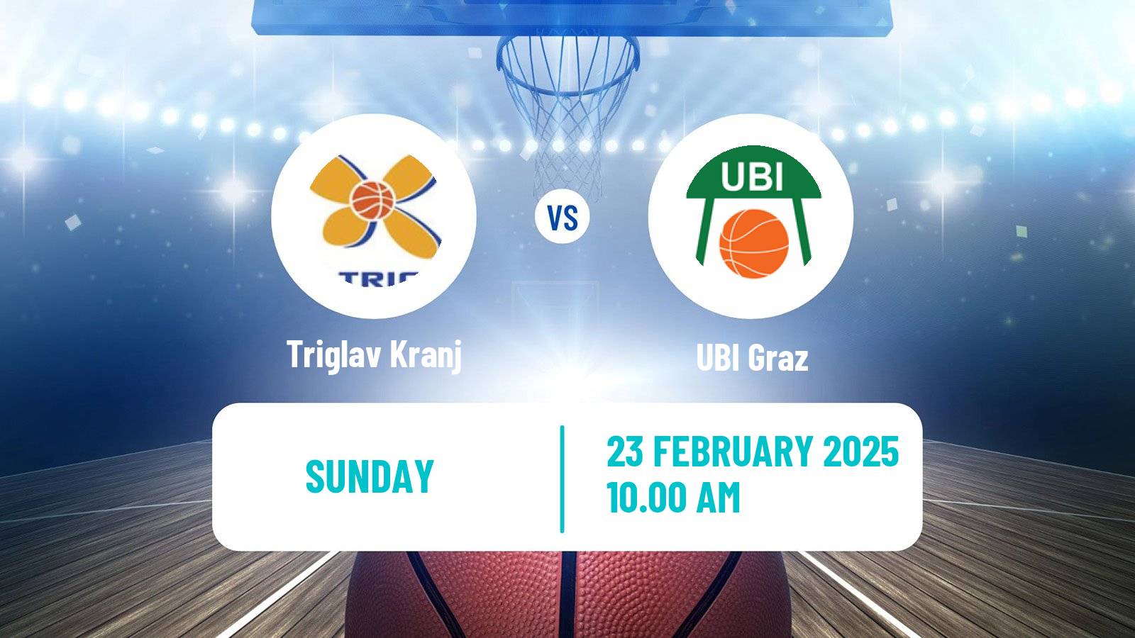 Basketball CEWL Women Triglav Kranj - UBI Graz