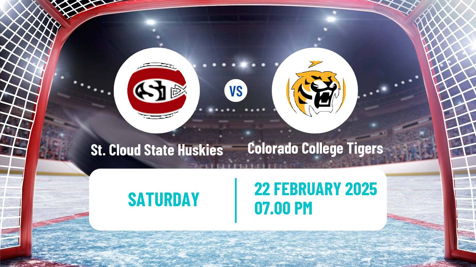 Hockey NCAA Hockey St. Cloud State Huskies - Colorado College Tigers