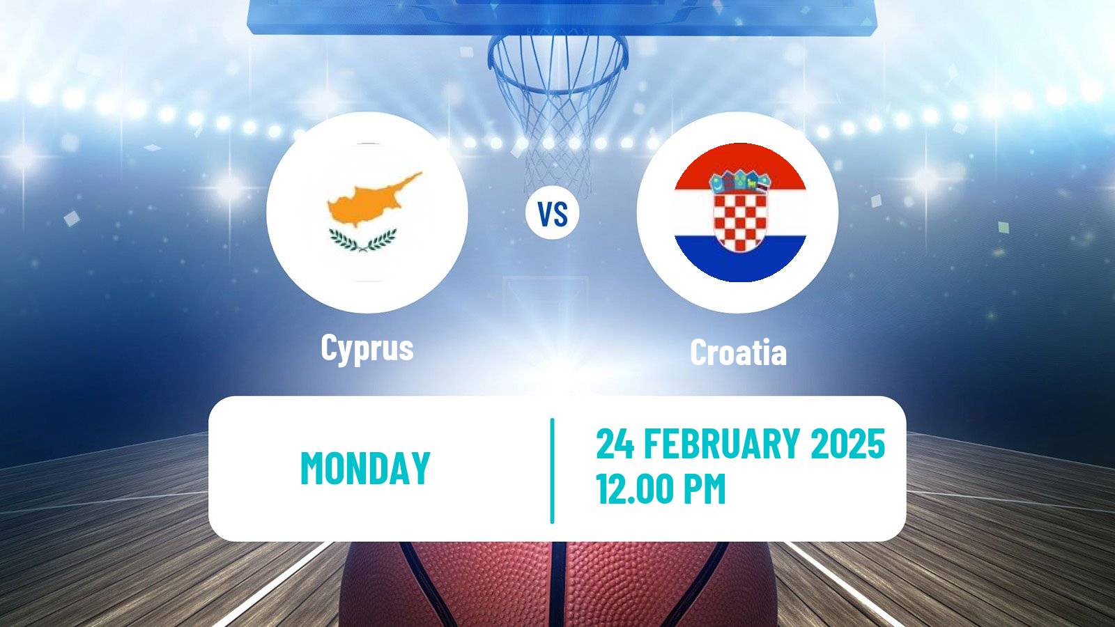 Basketball EuroBasket Cyprus - Croatia