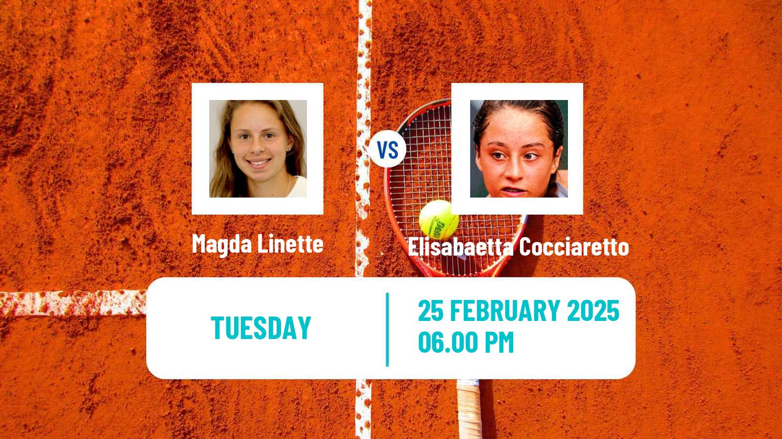 Tennis WTA Merida Magda Linette - Elisabaetta Cocciaretto