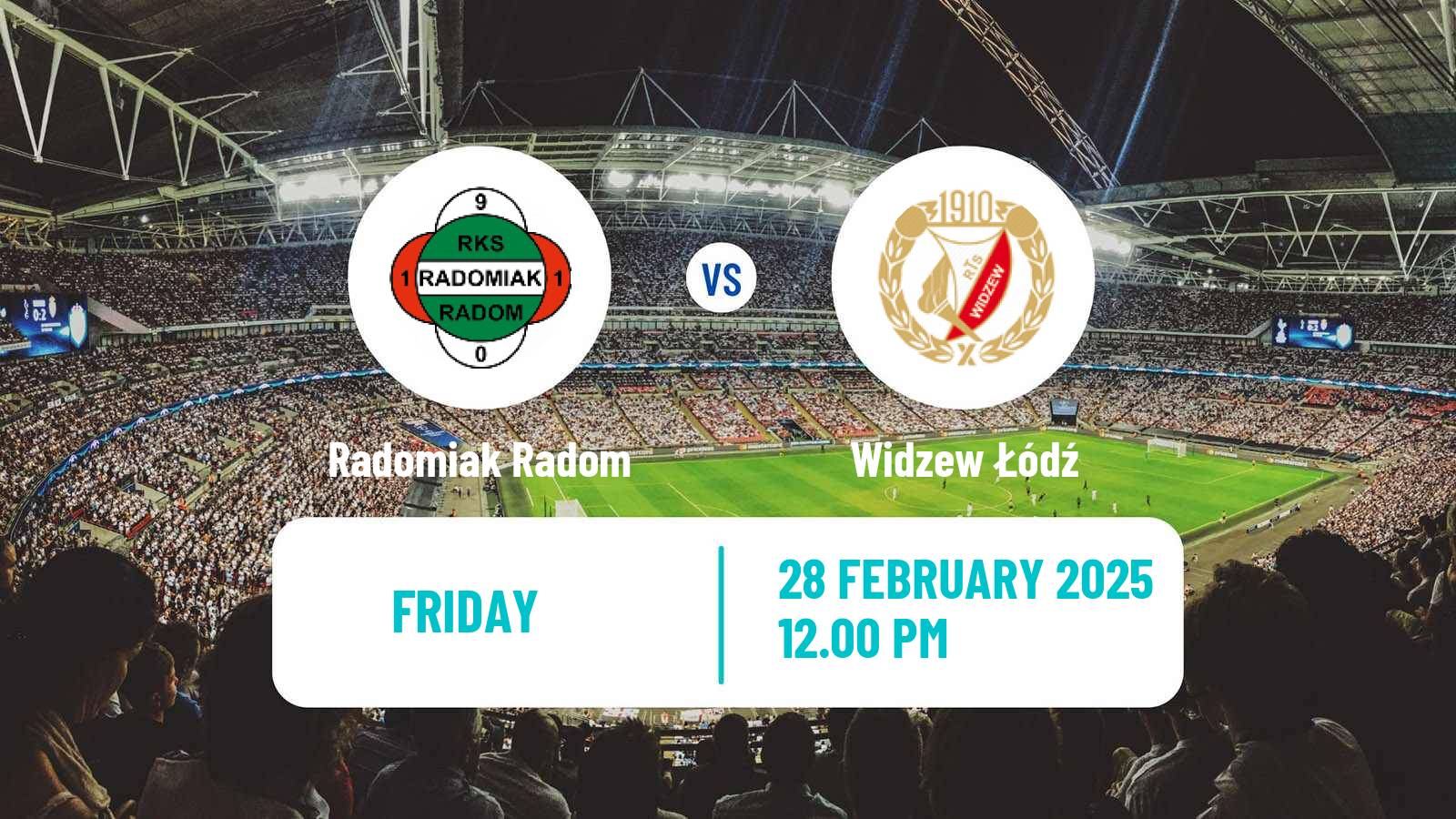 Soccer Polish Ekstraklasa Radomiak Radom - Widzew Łódź