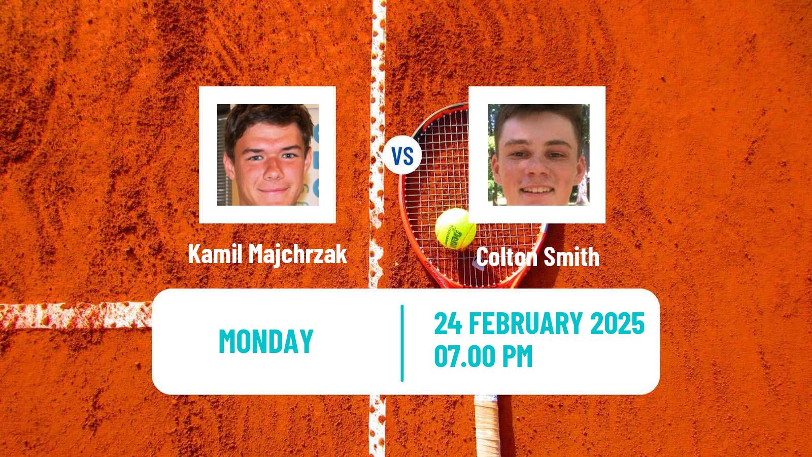 Tennis San Diego Challenger Men Kamil Majchrzak - Colton Smith
