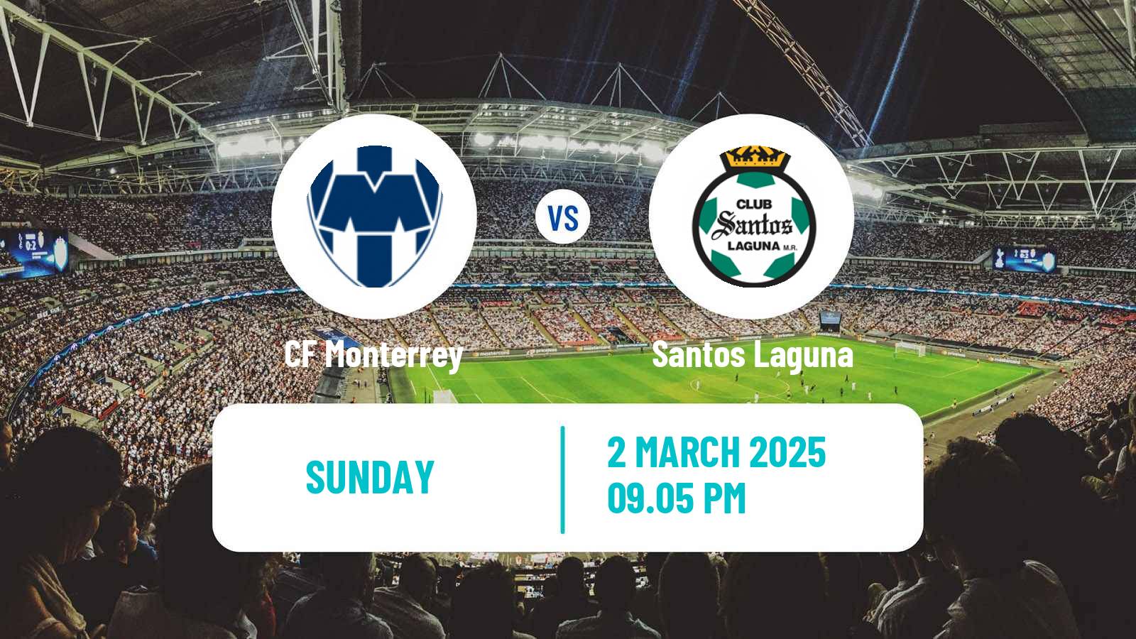 Soccer Mexican Liga MX Monterrey - Santos Laguna