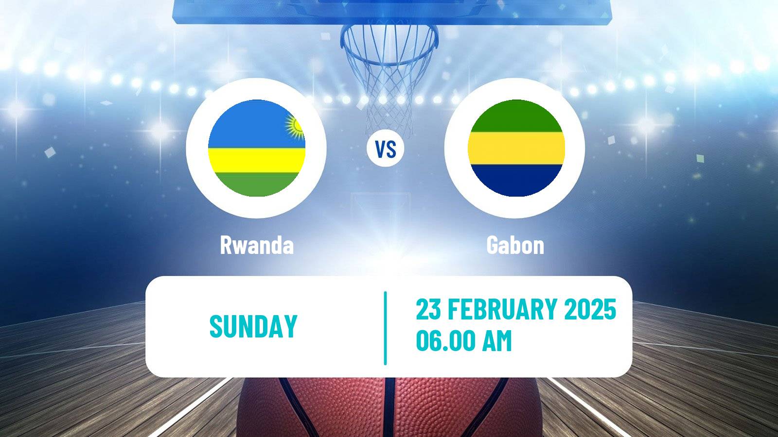 Basketball African Championship Basketball Rwanda - Gabon