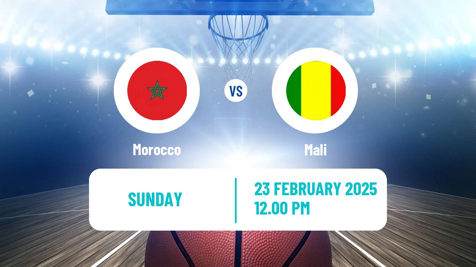 Basketball African Championship Basketball Morocco - Mali