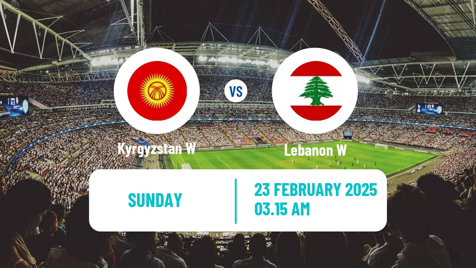 Soccer Friendly International Women Kyrgyzstan W - Lebanon W
