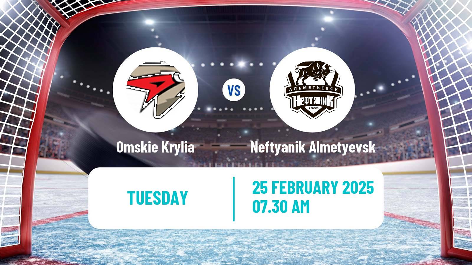 Hockey VHL Omskie Krylia - Neftyanik Almetyevsk