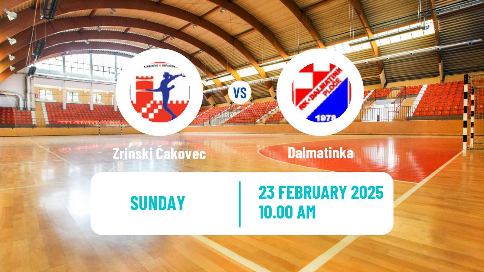 Handball Croatian 1 HRL Handball Women Zrinski Čakovec - Dalmatinka