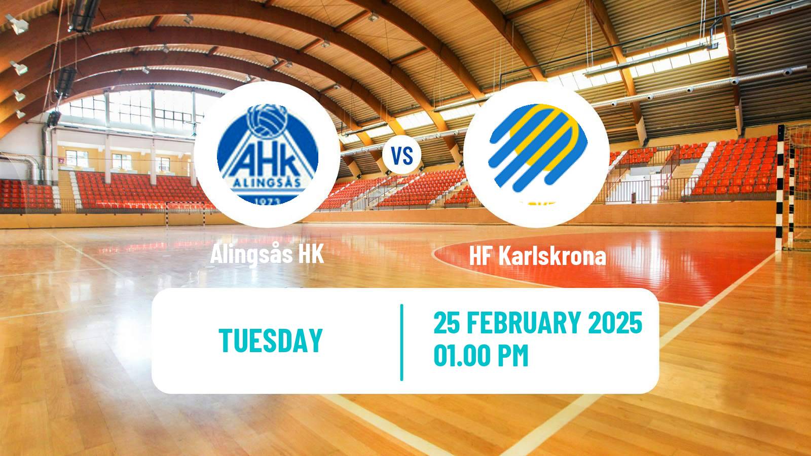Handball Swedish Elitserien Handball Alingsås - HF Karlskrona