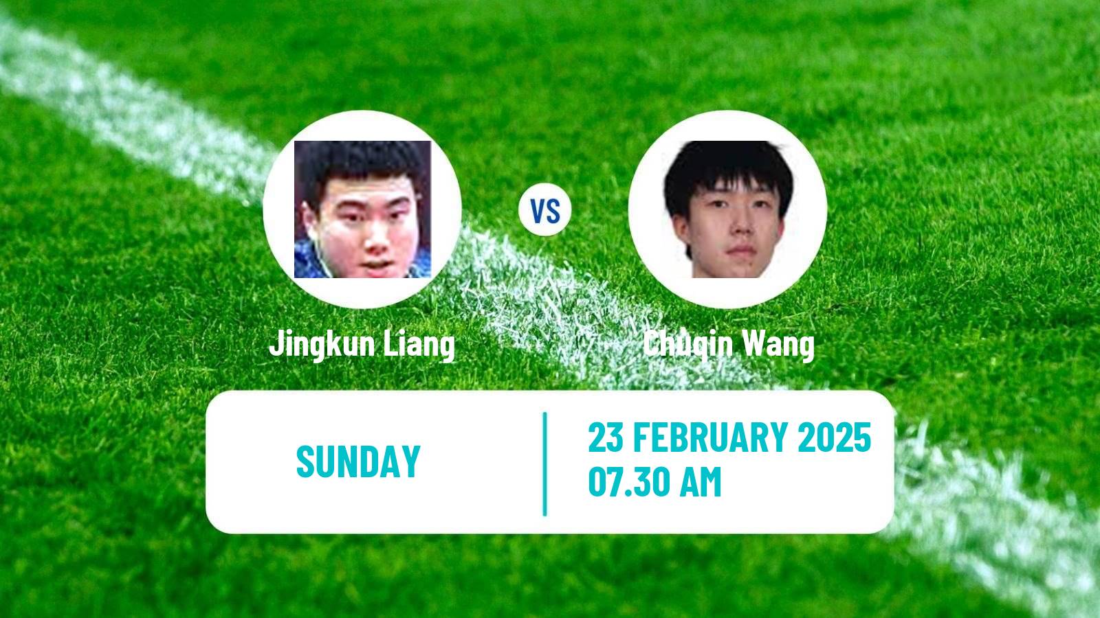 Table tennis Asian Cup Men Jingkun Liang - Chuqin Wang