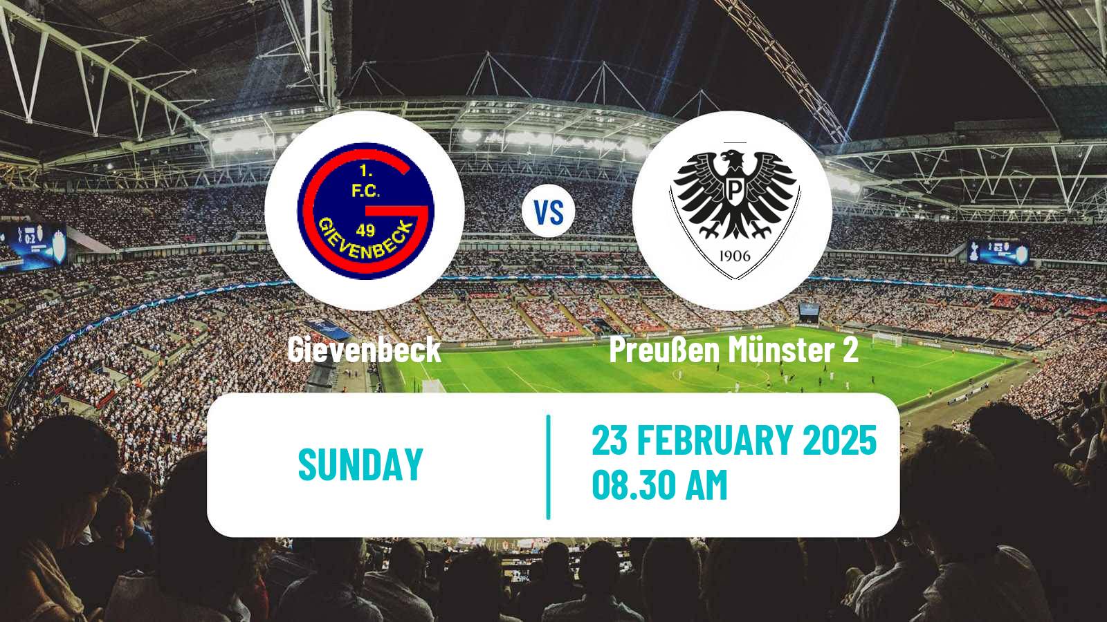 Soccer German Oberliga Westfalen Gievenbeck - Preußen Münster 2