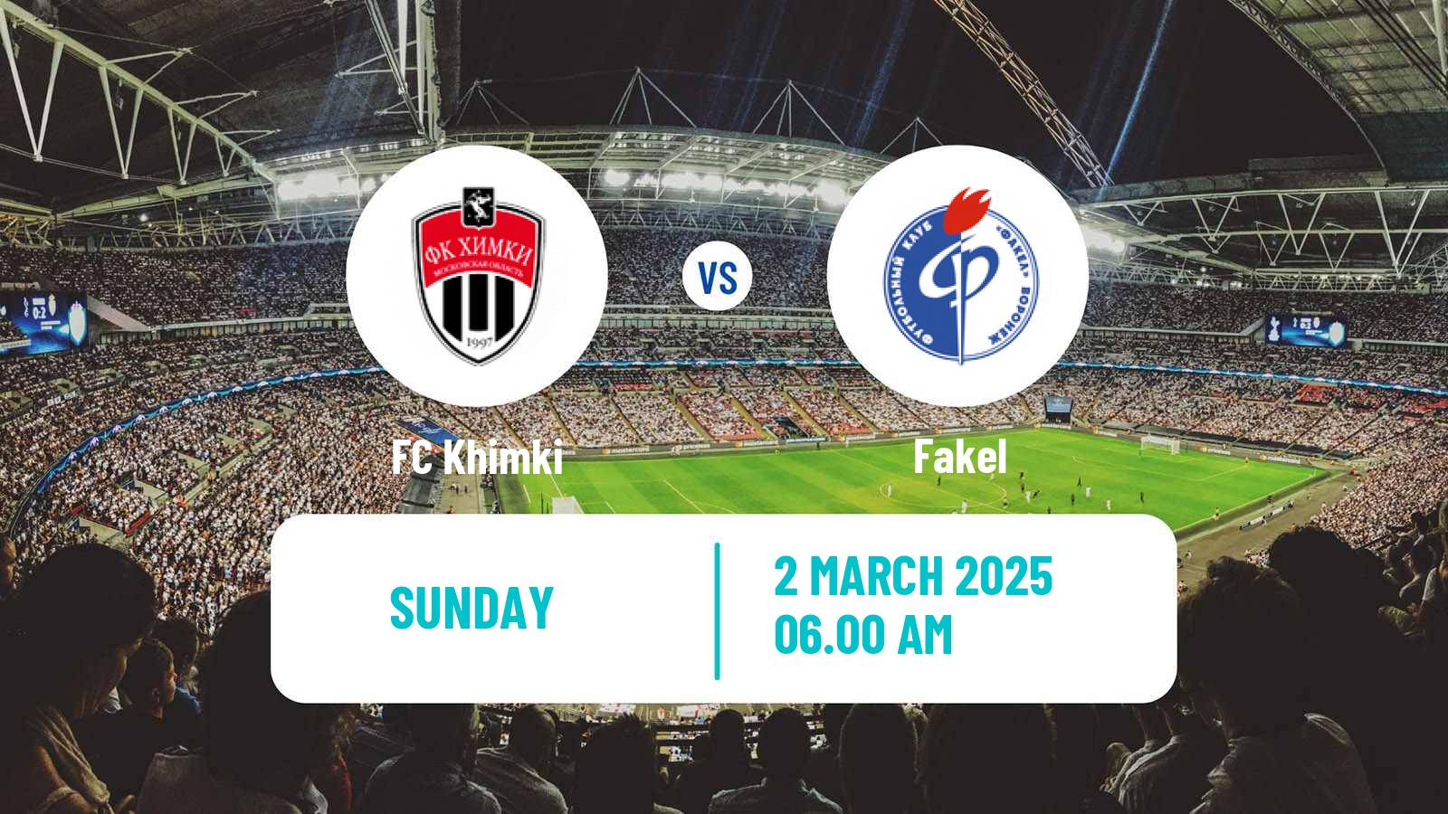 Soccer Russian Premier League Khimki - Fakel
