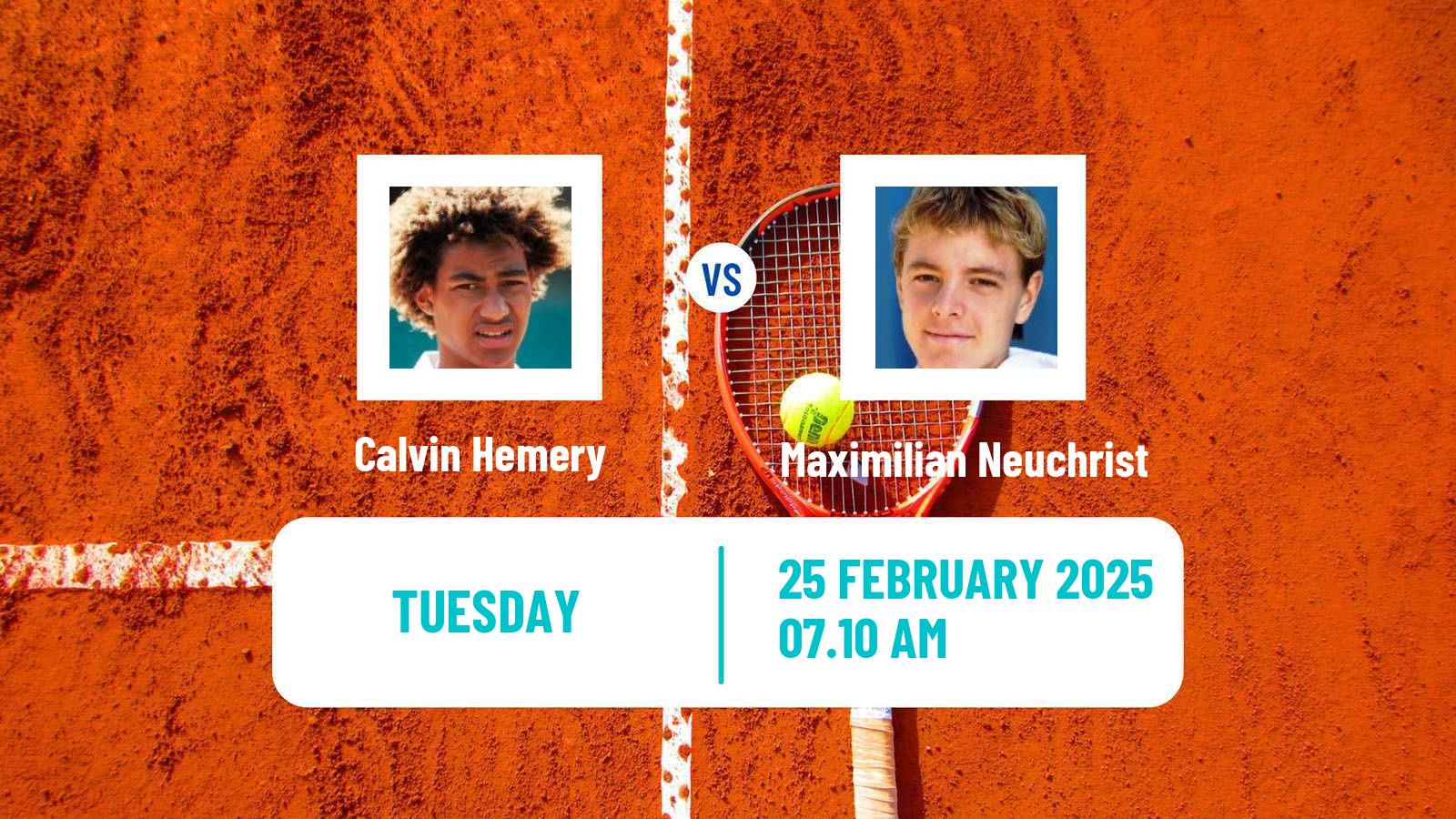 Tennis Kigali Challenger Men Calvin Hemery - Maximilian Neuchrist