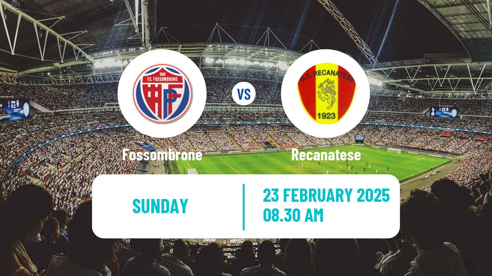 Soccer Italian Serie D - Group F Fossombrone - Recanatese
