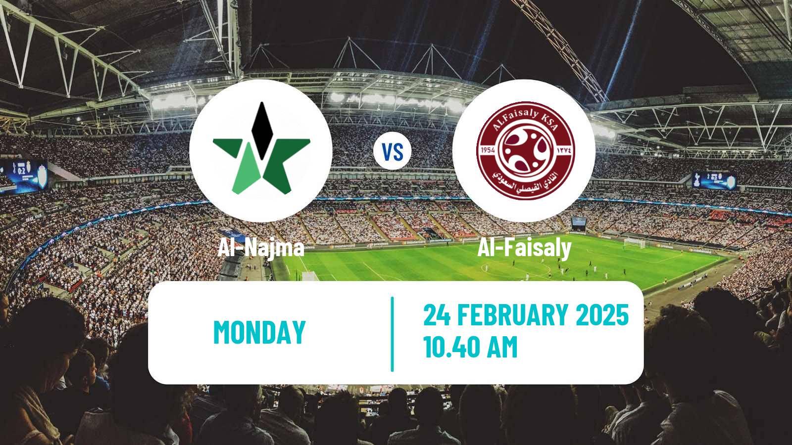 Soccer Saudi Division 1 Al-Najma - Al-Faisaly