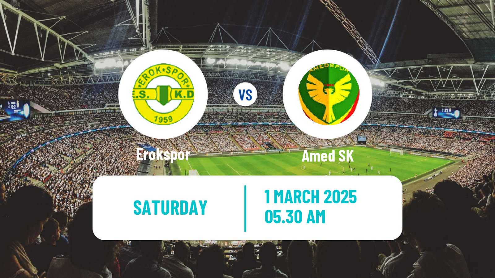 Soccer Turkish First League Erokspor - Amed SK