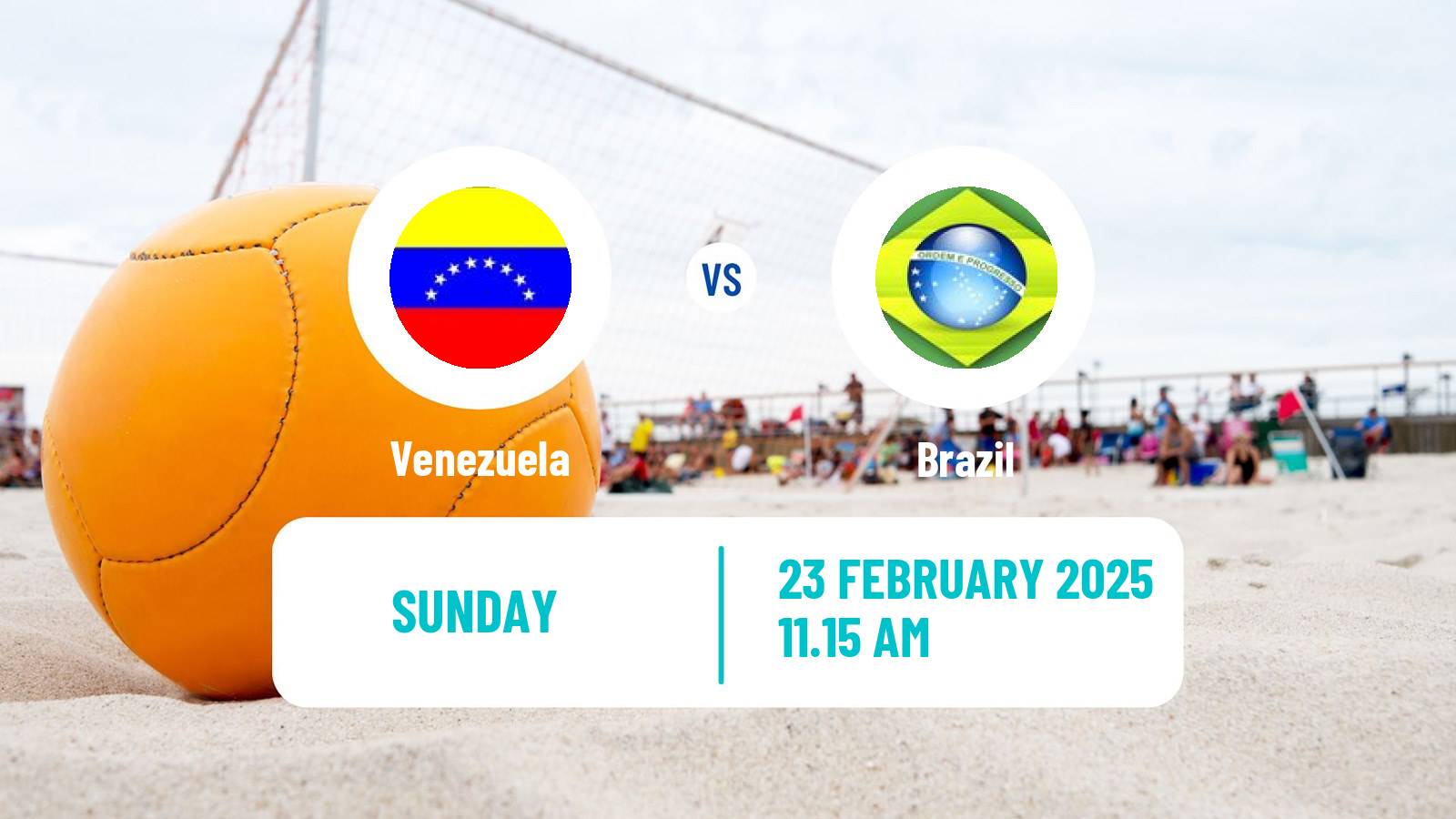 Beach soccer Copa America Venezuela - Brazil