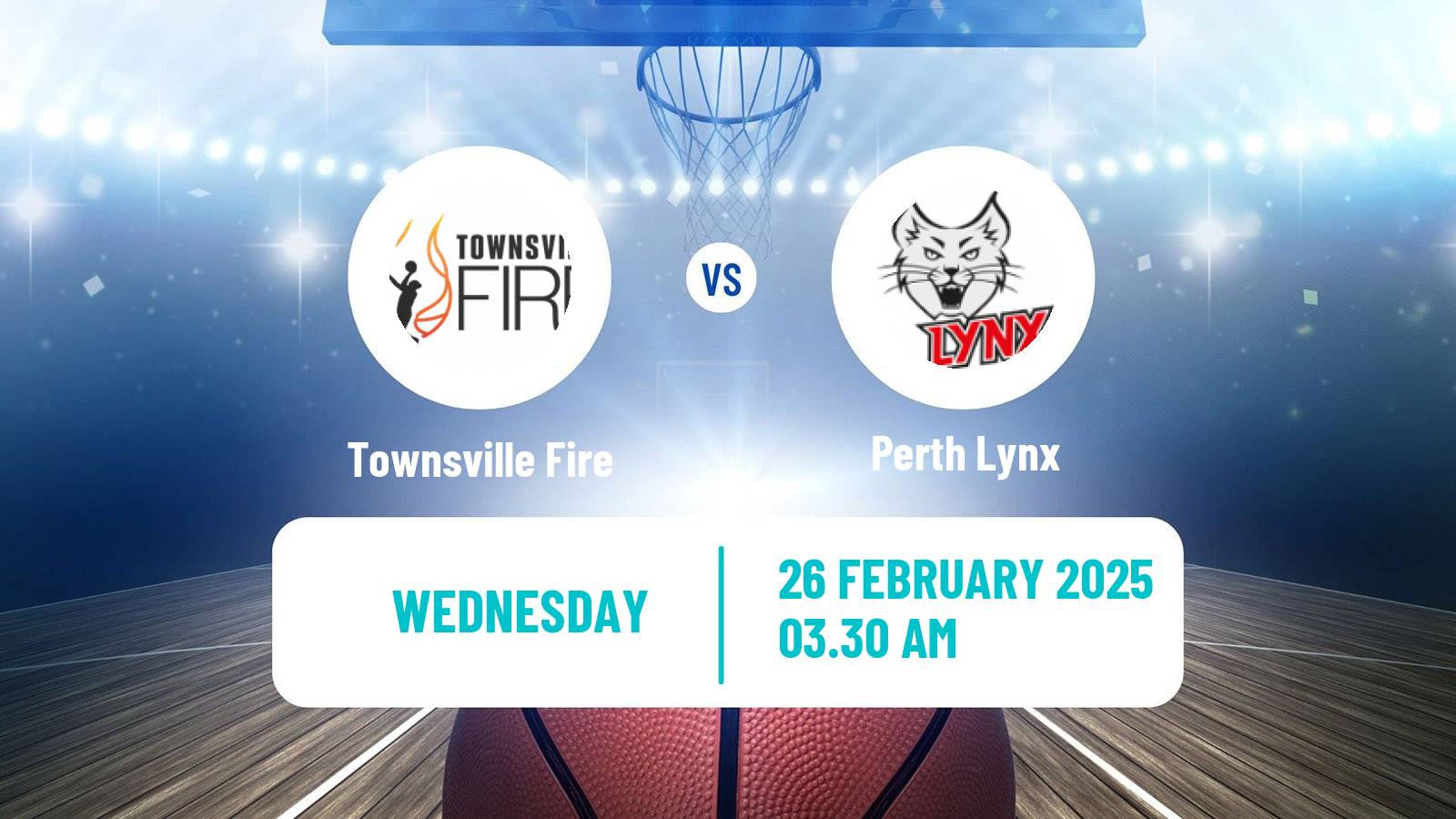 Basketball Australian WNBL Townsville Fire - Perth Lynx