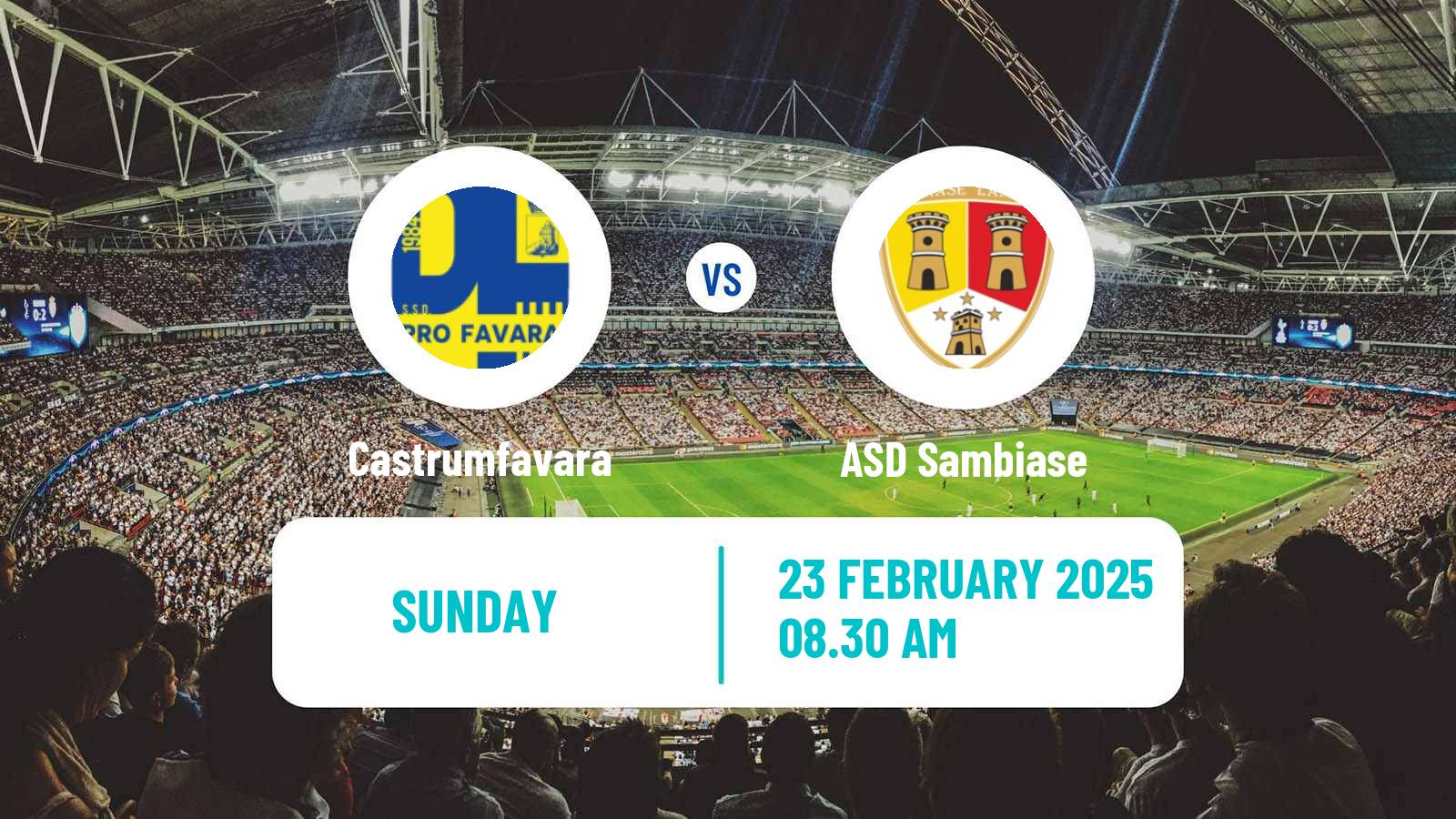 Soccer Italian Serie D - Group I Castrumfavara - Sambiase