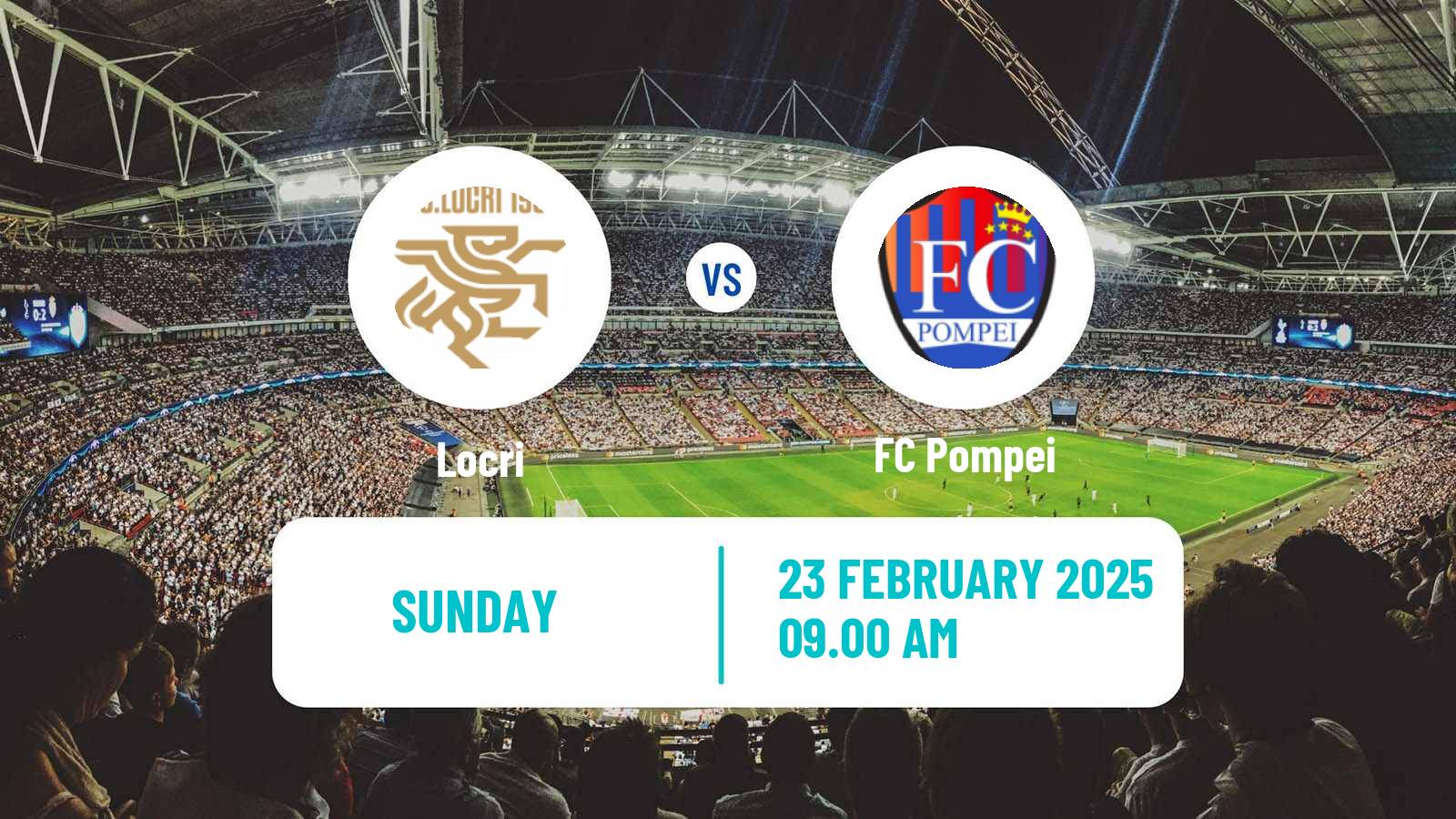 Soccer Italian Serie D - Group I Locri - Pompei